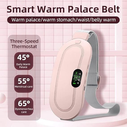 Portable Menstrual Cordless Heating Pad Electric Wireless Heating Massager Period Cramps Belt